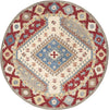 Safavieh Antiquity 507 Red/Ivory Area Rug Round