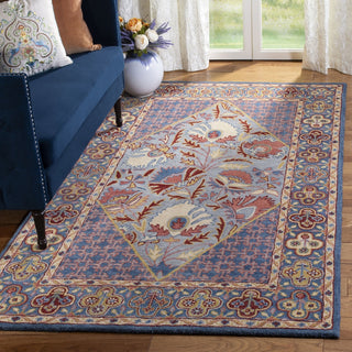 Safavieh Antiquity 508 Blue/Red Area Rug Room Scene Feature