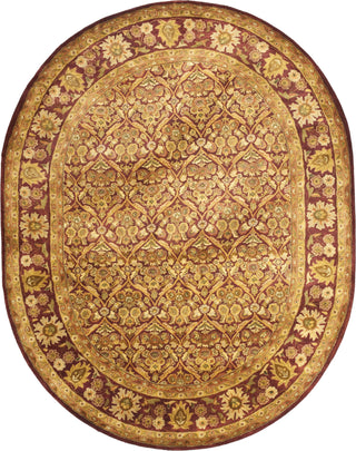 Safavieh Antiquity At51 Wine/Gold Area Rug 