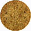 Safavieh Antiquity At52 Olive/Gold Area Rug Round