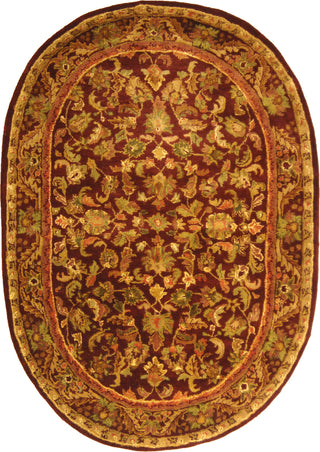 Safavieh Antiquity At52 Wine/Gold Area Rug 