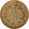 Safavieh Antiquity At52 Blue/Gold Area Rug Round