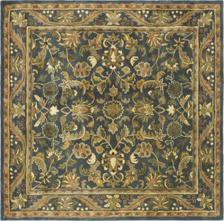 Safavieh Antiquity At52 Blue/Gold Area Rug Square