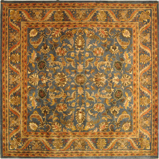 Safavieh Antiquity At52 Blue/Gold Area Rug Square