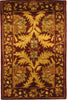 Safavieh Antiquity At54 Wine/Gold Area Rug 