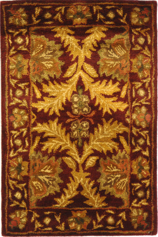 Safavieh Antiquity At54 Wine/Gold Area Rug 