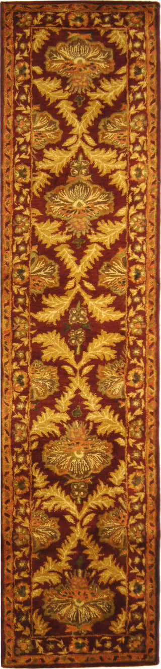 Safavieh Antiquity At54 Wine/Gold Area Rug 