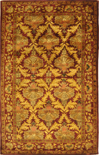 Safavieh Antiquity At54 Wine/Gold Area Rug Main