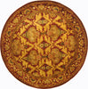 Safavieh Antiquity At54 Wine/Gold Area Rug Round