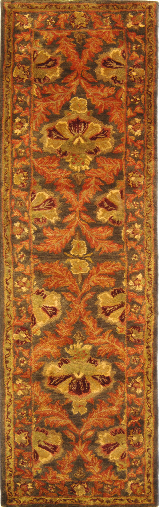 Safavieh Antiquity At54 Sage/Gold Area Rug Runner