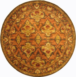 Safavieh Antiquity At54 Sage/Gold Area Rug Round