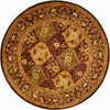 Safavieh Antiquity At57 Wine Area Rug Round