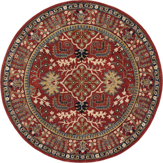 Safavieh Antiquity 64 Red/Multi Area Rug Round