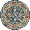 Safavieh Antiquity 64 Dark Blue/Multi Area Rug Round