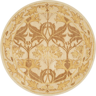 Safavieh Antiquity 841 Beige/Gold Area Rug Round