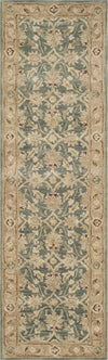 Safavieh Antiquity 849 Teal Blue/Taupe Area Rug Runner