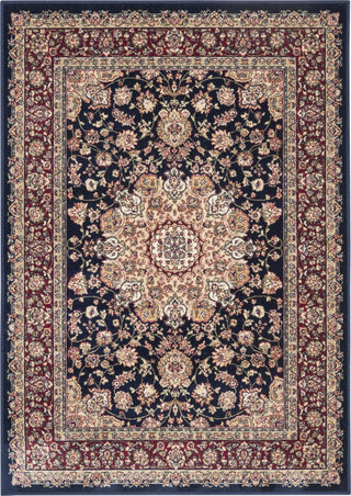 Safavieh Atlas ATL668B Navy/Red Area Rug