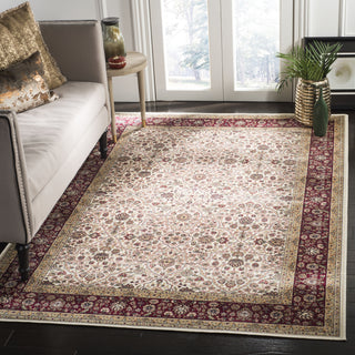 Safavieh Atlas ATL670R Ivory/Red Area Rug  Feature