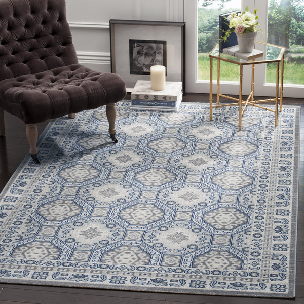 Safavieh Artisan ATN320C Silver/Blue Area Rug Incredible Rugs and Decor