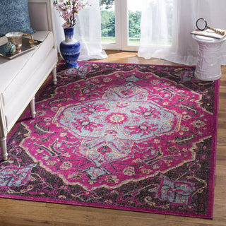 Safavieh Artisan ATN501B Fuchsia/Anthracite Area Rug  Feature