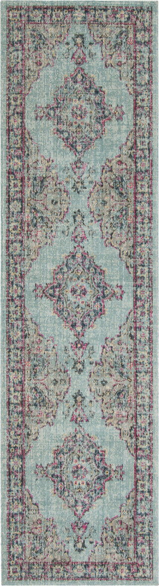 Safavieh Artisan ATN505A Light Blue/Navy Area Rug 