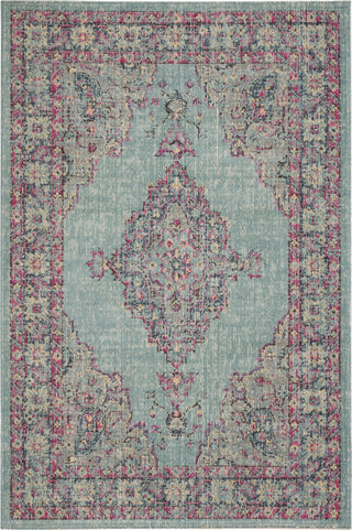 Safavieh Artisan ATN505A Light Blue/Navy Area Rug 