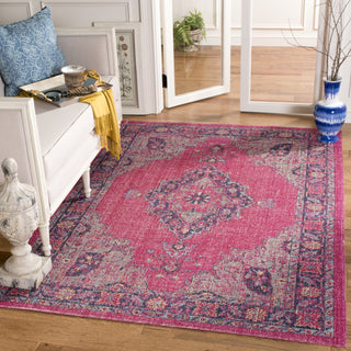 Safavieh Artisan ATN505P Fuchsia/Navy Area Rug  Feature