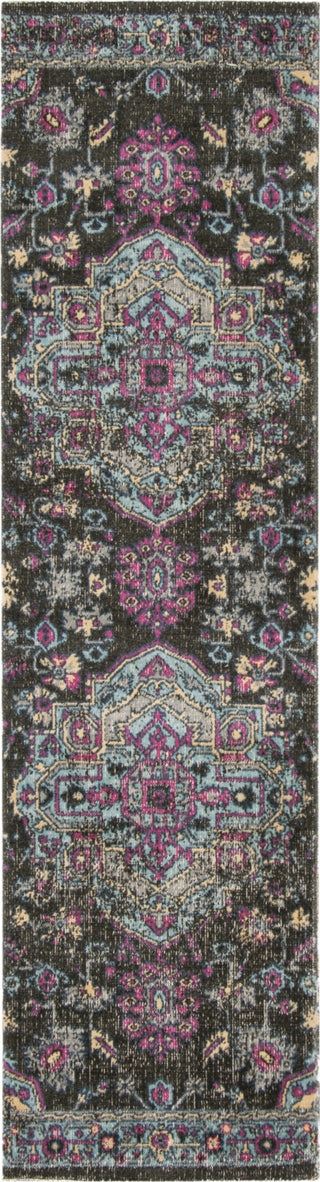 Safavieh Artisan ATN507K Black/Light Blue Area Rug 