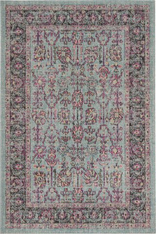 Safavieh Artisan ATN509K Light Blue/Black Area Rug 