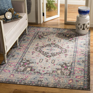 Safavieh Artisan ATN512S Light Grey/Black Area Rug 