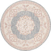 Safavieh Aubusson 101 Blue/Pink Area Rug Round