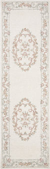 Safavieh Aubusson 102 Ivory/Pink Area Rug Runner