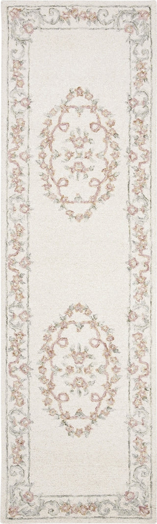 Safavieh Aubusson 102 Ivory/Pink Area Rug Runner