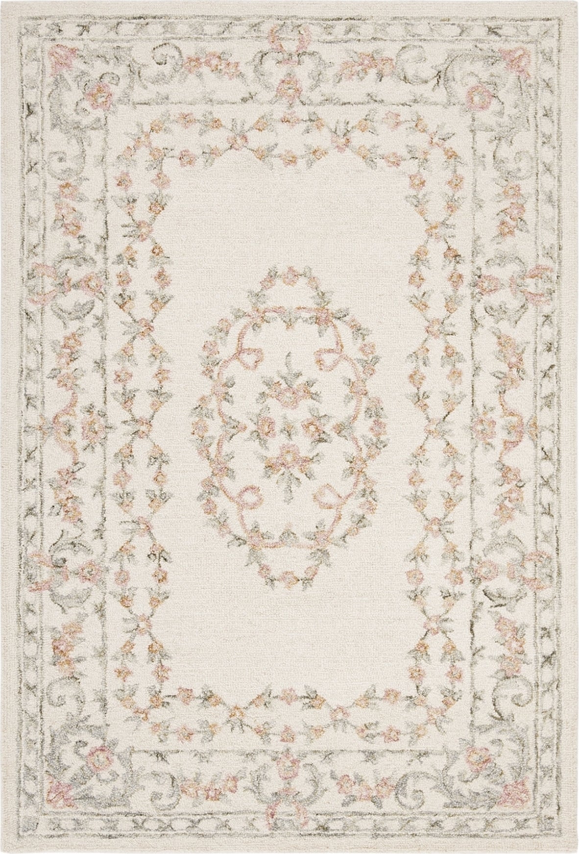 Safavieh Aubusson 102 Ivory/Pink Area Rug main image