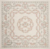 Safavieh Aubusson 102 Ivory/Pink Area Rug Square