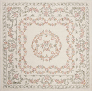 Safavieh Aubusson 102 Ivory/Pink Area Rug Square