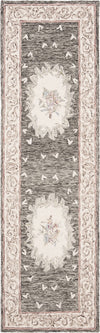 Safavieh Aubusson 105 Ivory/Charcoal Area Rug Runner