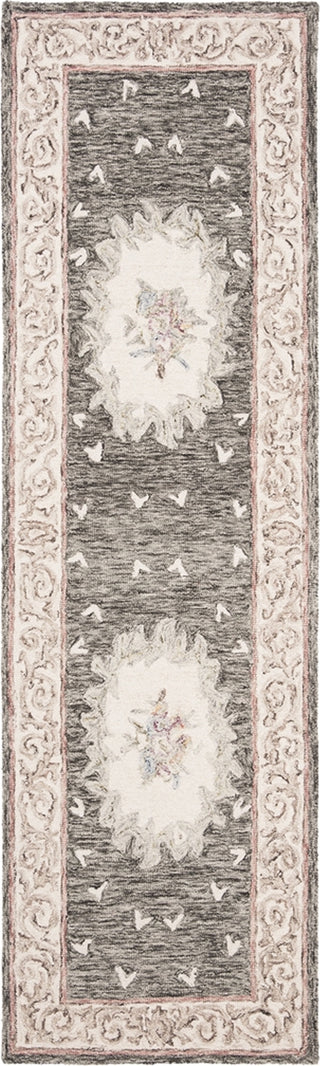 Safavieh Aubusson 105 Ivory/Charcoal Area Rug Runner