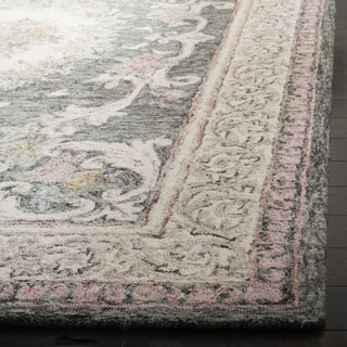 Safavieh Aubusson 105 Ivory/Charcoal Area Rug Detail