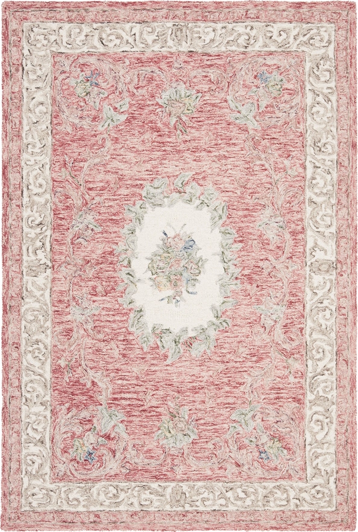 Safavieh Aubusson 105 Red/Ivory Area Rug main image