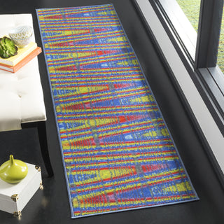 Safavieh Aztec AZT203C Blue/Multi Area Rug 