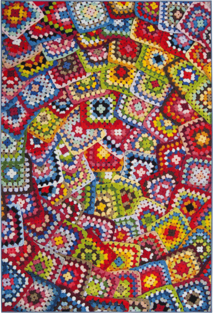 Safavieh Aztec AZT210D Green/Multi Area Rug main image