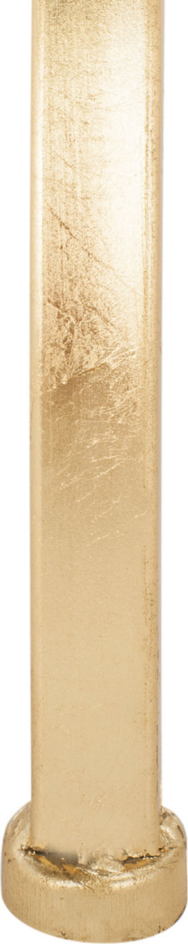 Safavieh Jasmine Tufted Bench Black and Gold Foil Furniture 