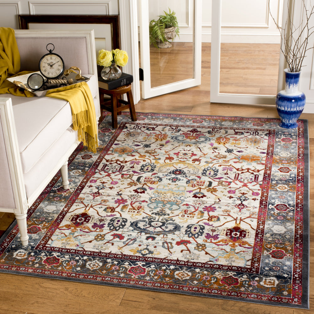 Safavieh Baldwin BDN127D Ivory/Anthracite Area Rug  Feature
