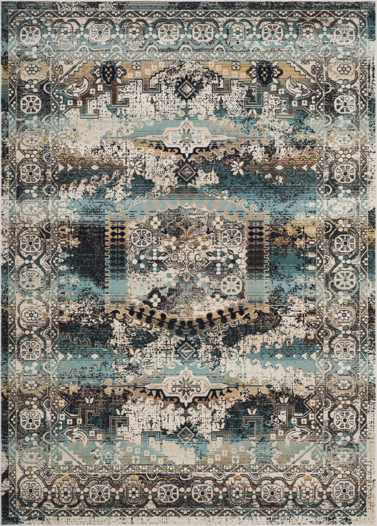 Safavieh Baldwin BDN128C Ivory/Teal Area Rug main image
