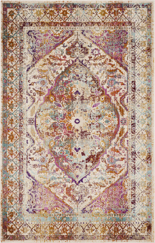 Safavieh Baldwin BDN189A Ivory/Fuchsia Area Rug 