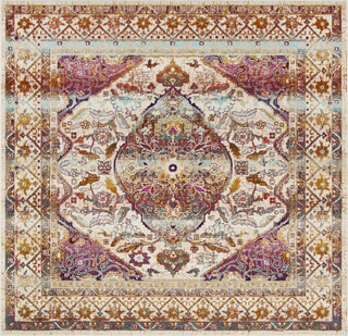 Safavieh Baldwin BDN189A Ivory/Fuchsia Area Rug 