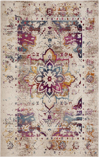 Safavieh Baldwin BDN193A Cream/Fuchsia Area Rug 