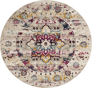 Safavieh Baldwin BDN193A Cream/Fuchsia Area Rug 