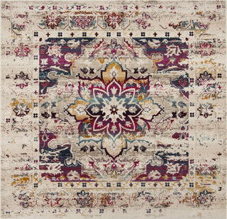 Safavieh Baldwin BDN193A Cream/Fuchsia Area Rug 